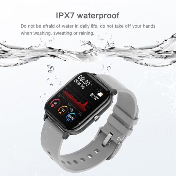 Smartwatch tela e pulseira colorida - Imagem 4
