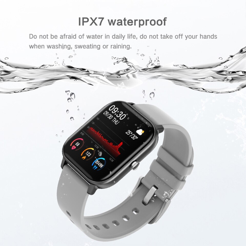 Smartwatch tela e pulseira colorida - Imagem 4